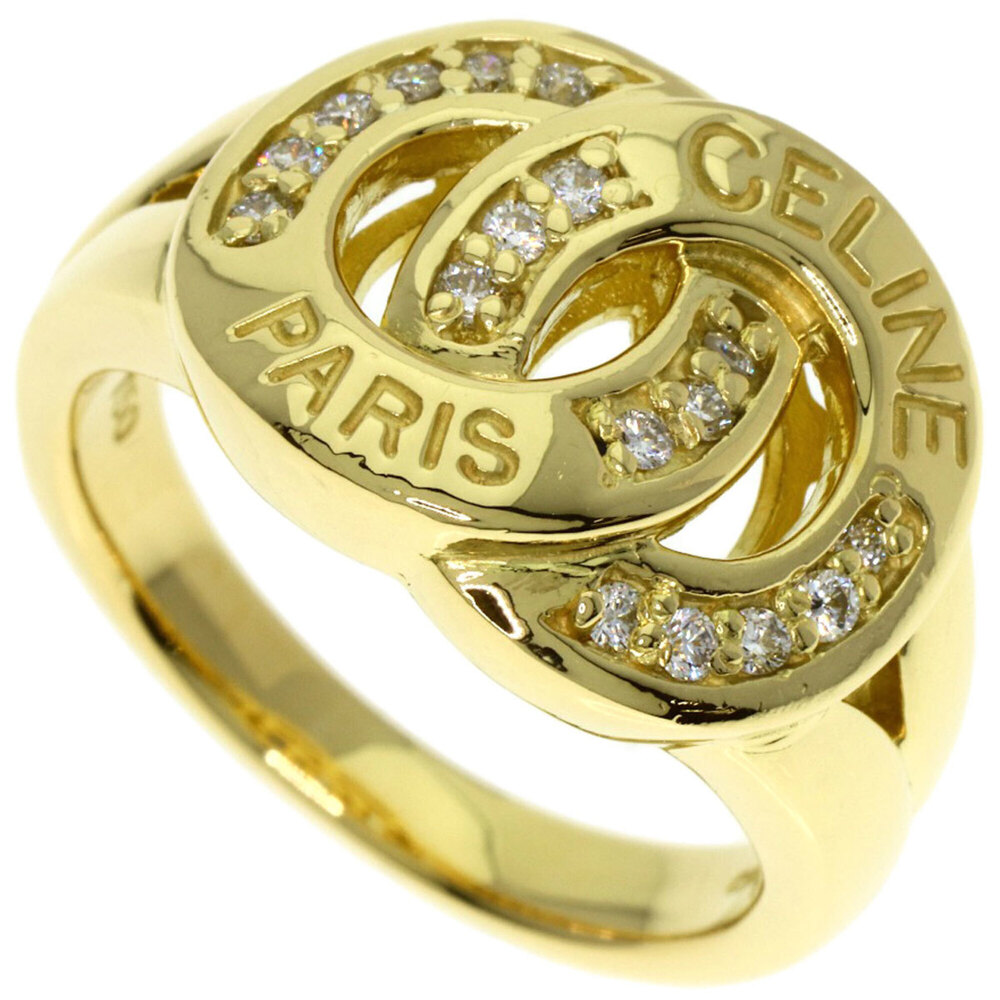CELINE 18k Gold Diamond Ring